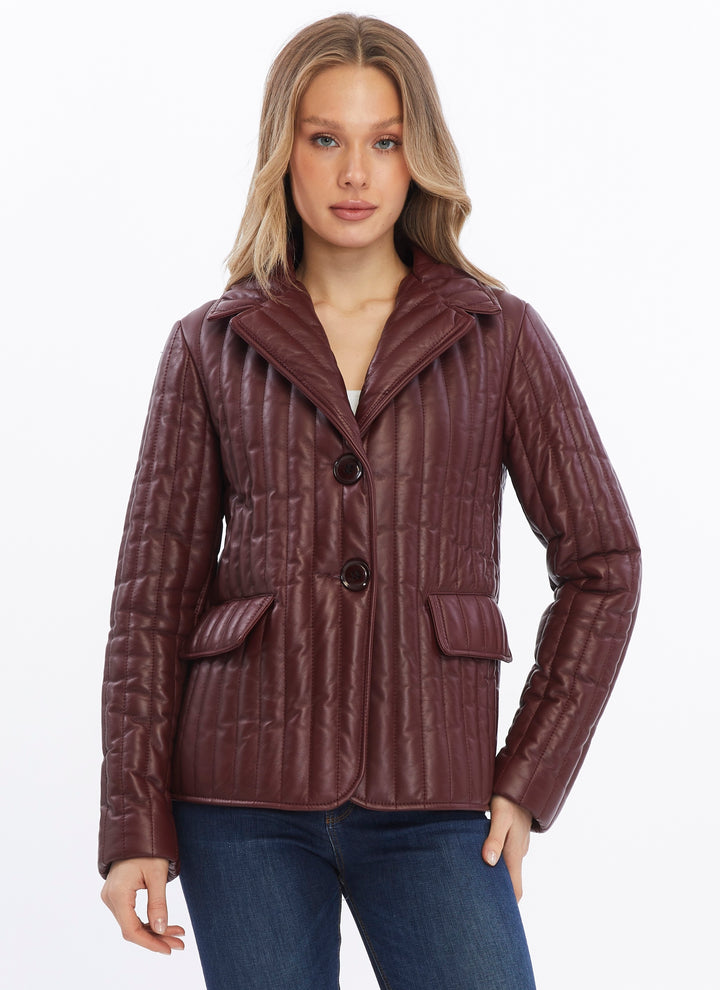 Tabitha Leather Coat