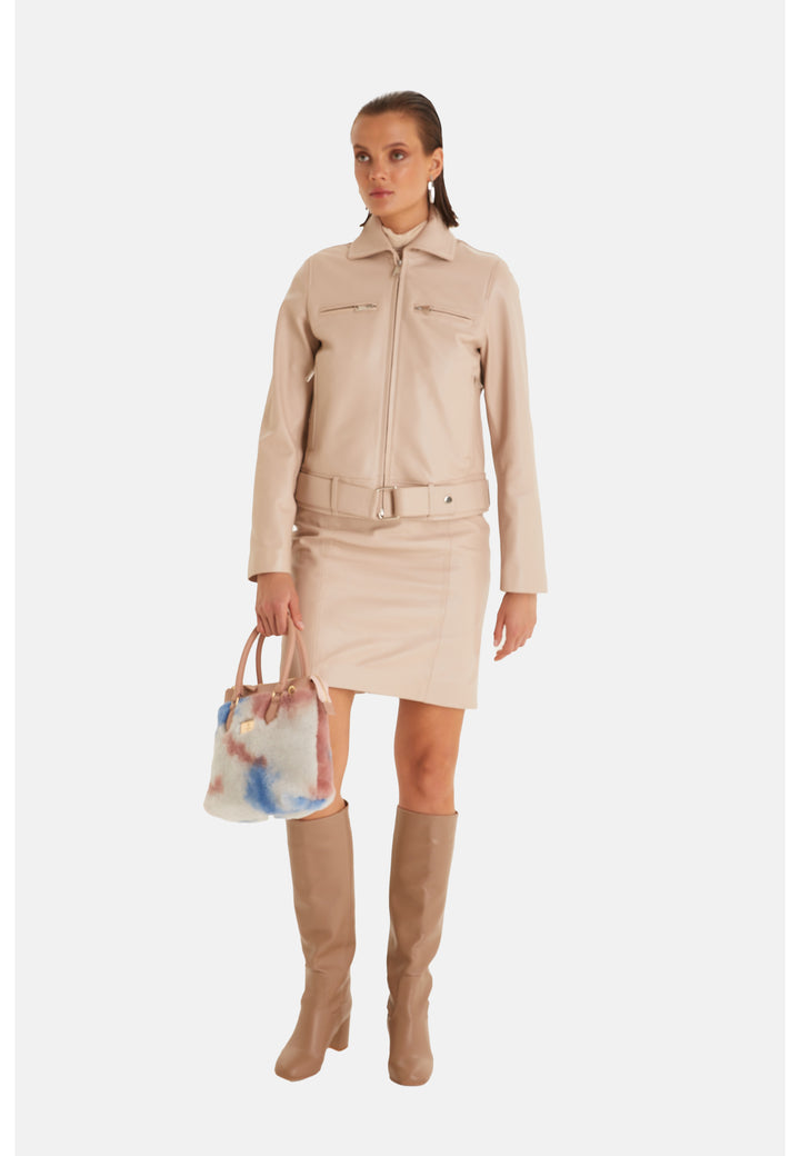 Imogen Leather Blazer