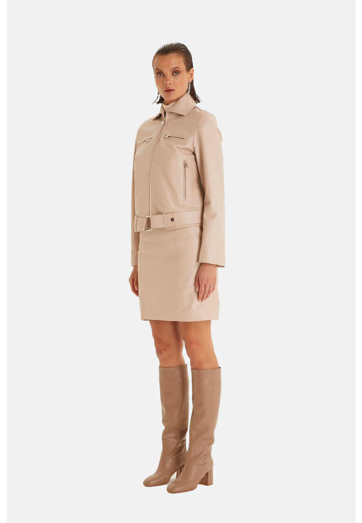 Imogen Leather Blazer