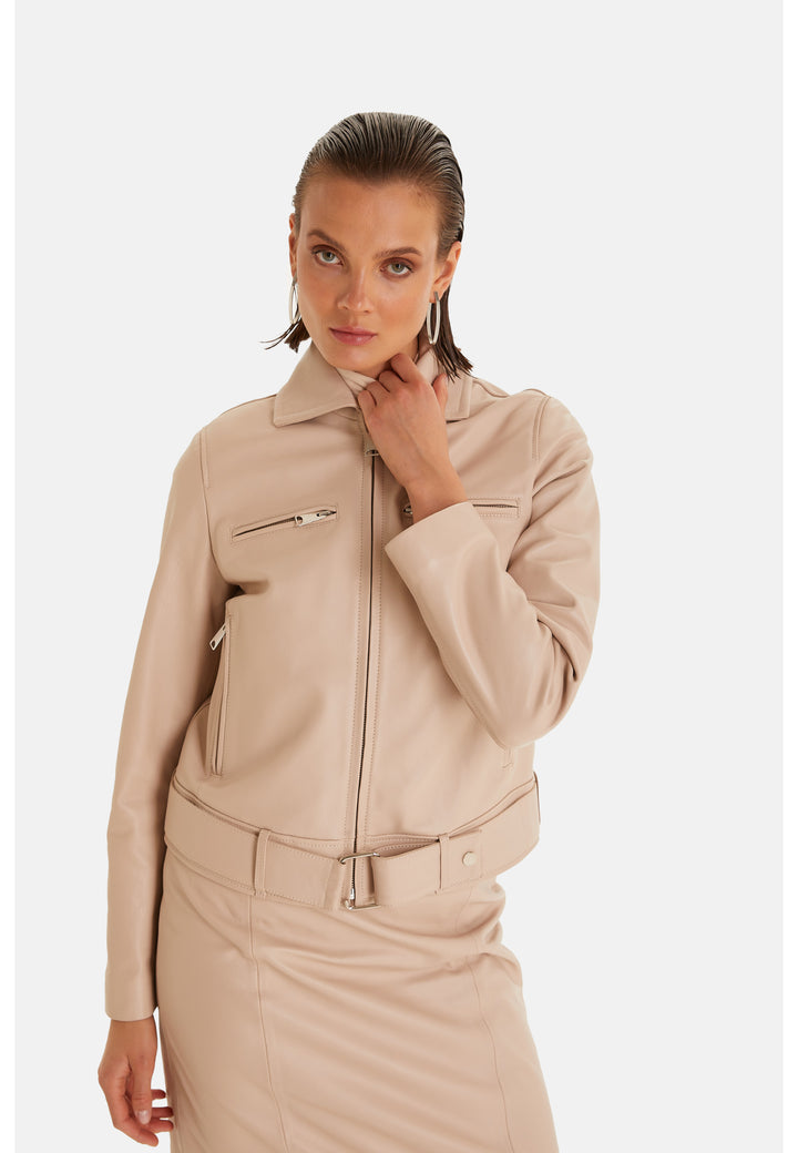 Imogen Leather Blazer