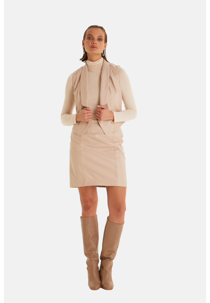 Laura Leather Vest