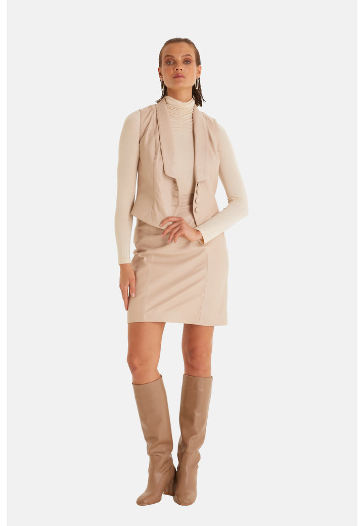 Laura Leather Vest