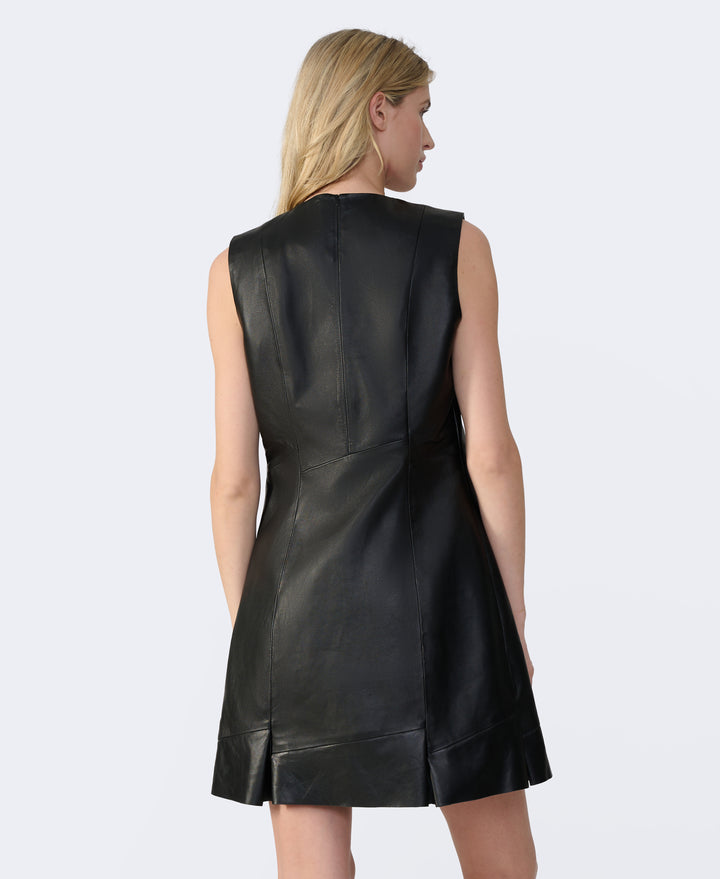 Selene Leather Dress