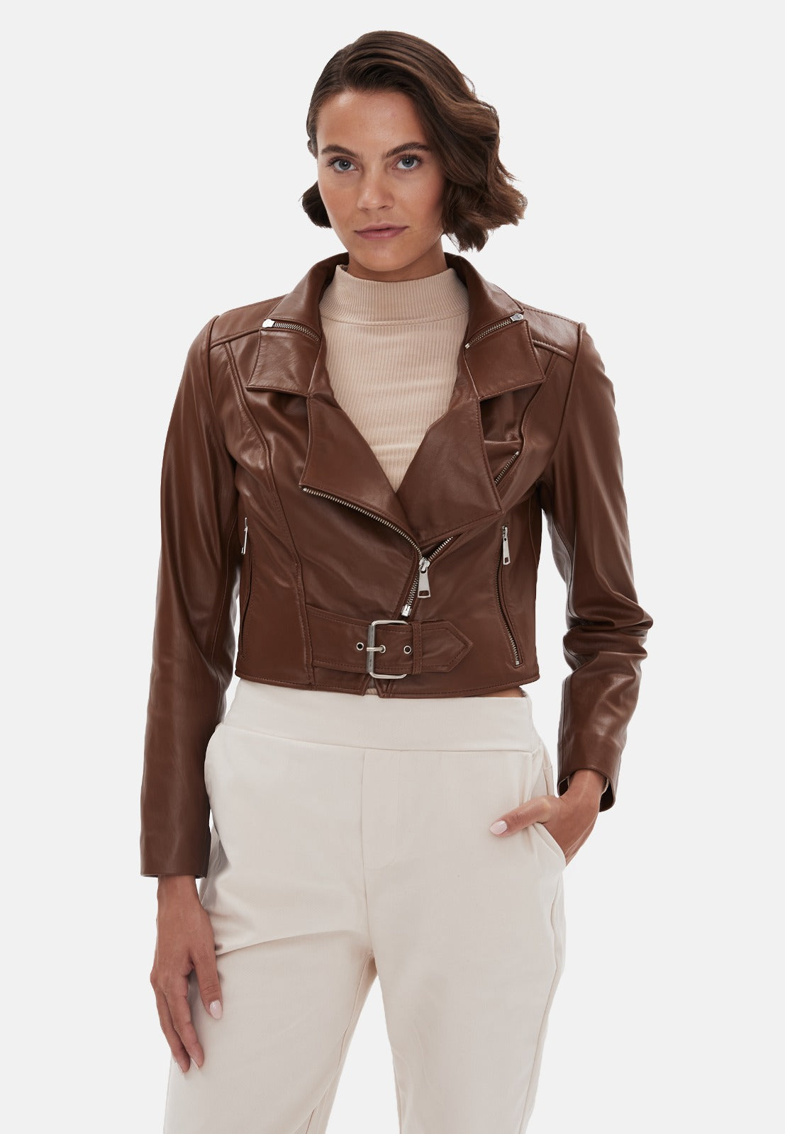 Maud Leather Jacket – FURNIQ UK LLC