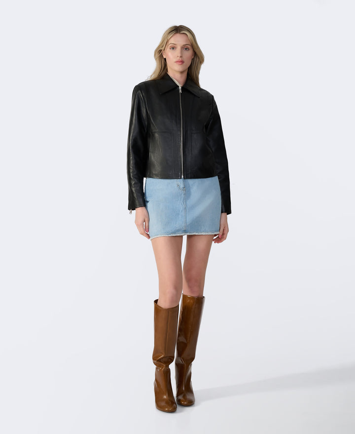 Daisy Leather Jacket