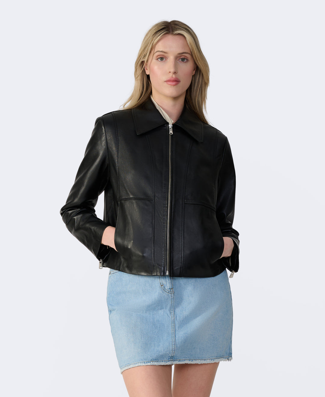 Daisy Leather Jacket