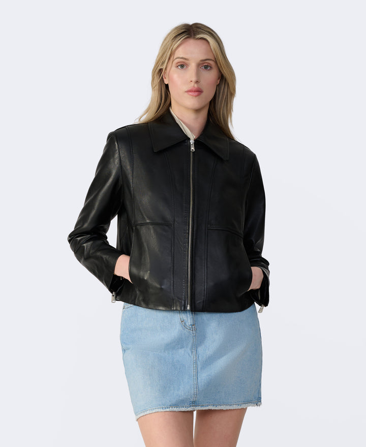 Daisy Leather Jacket