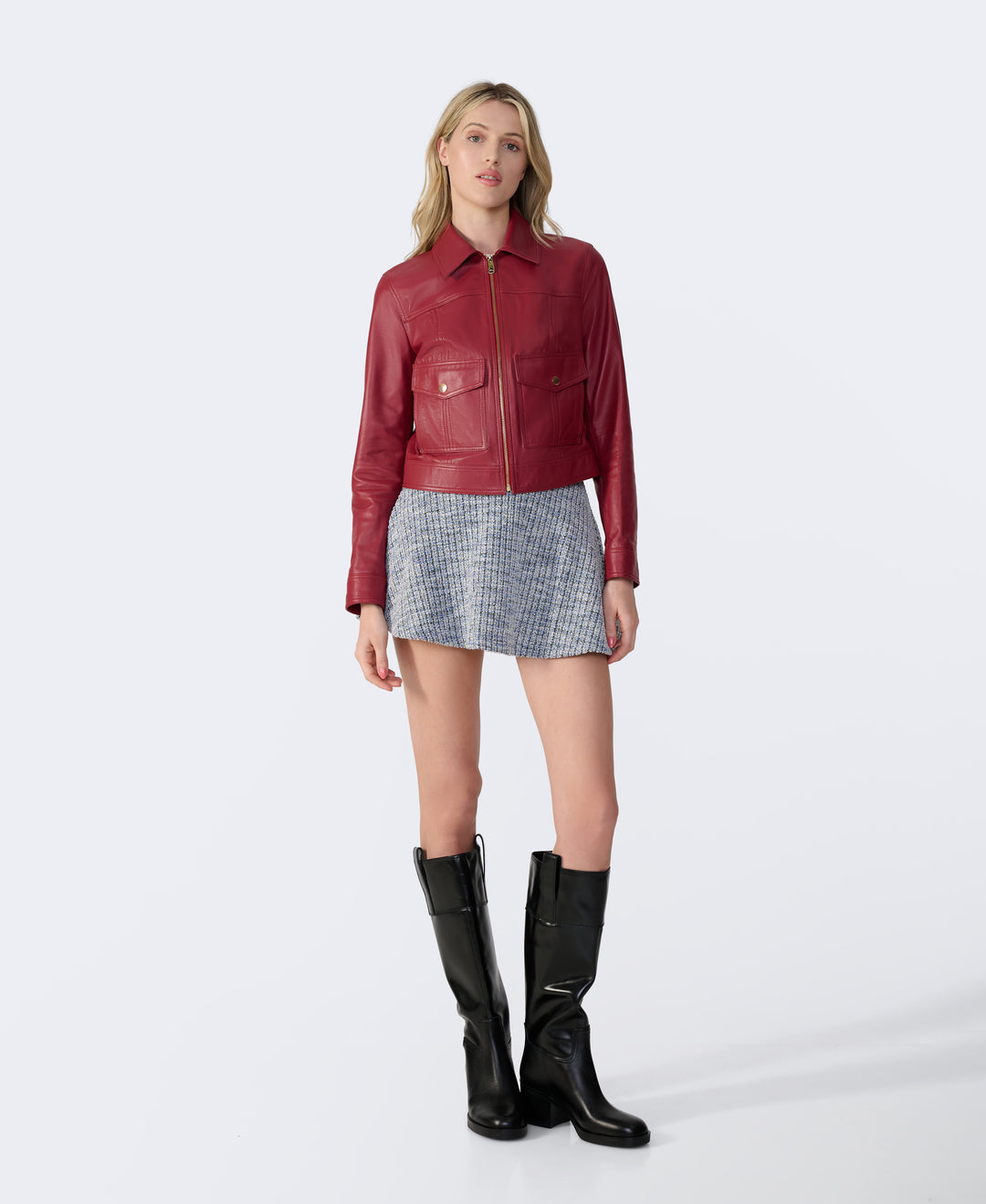 Flora Leather Jacket