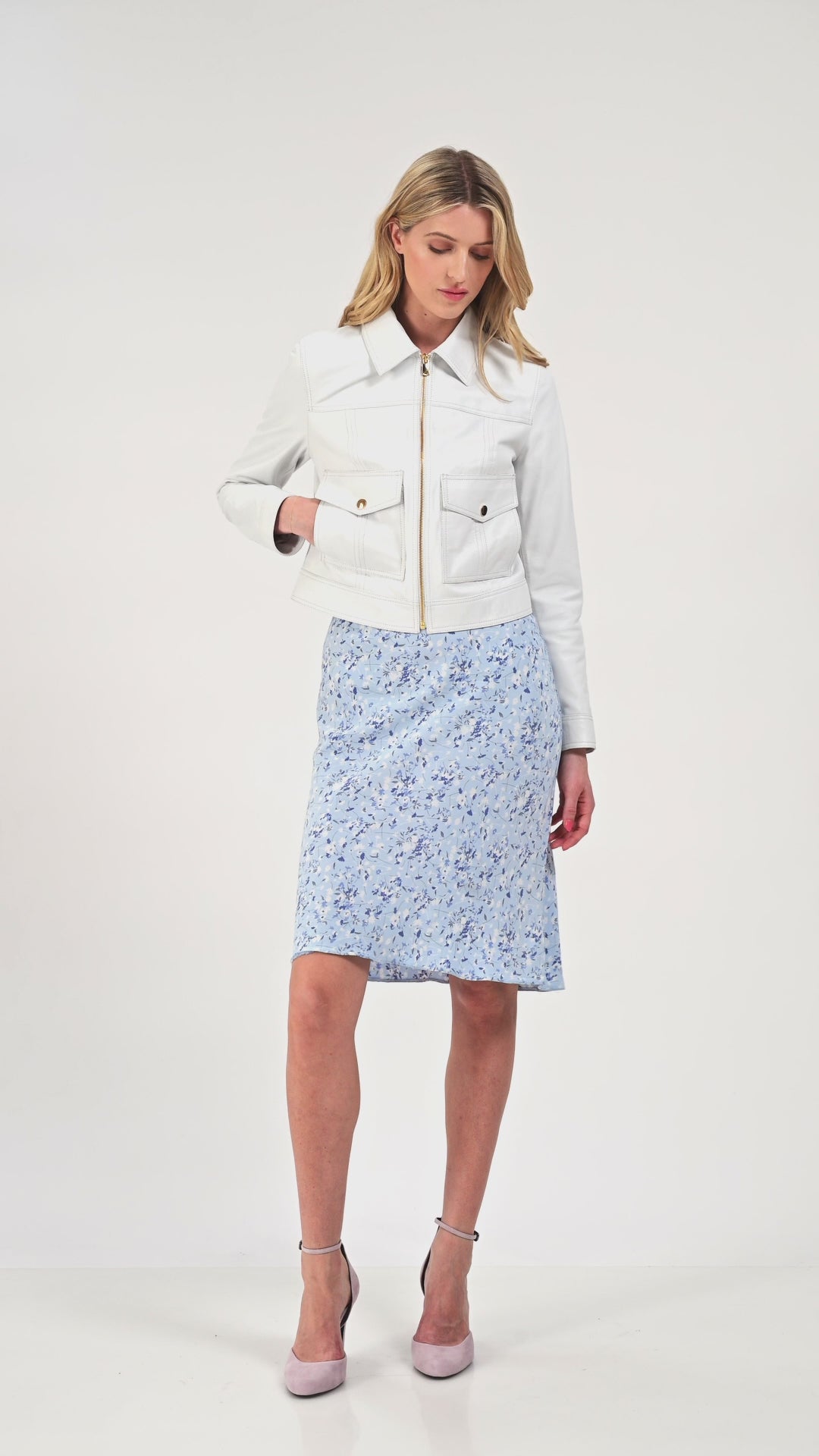 Flora Leather Jacket