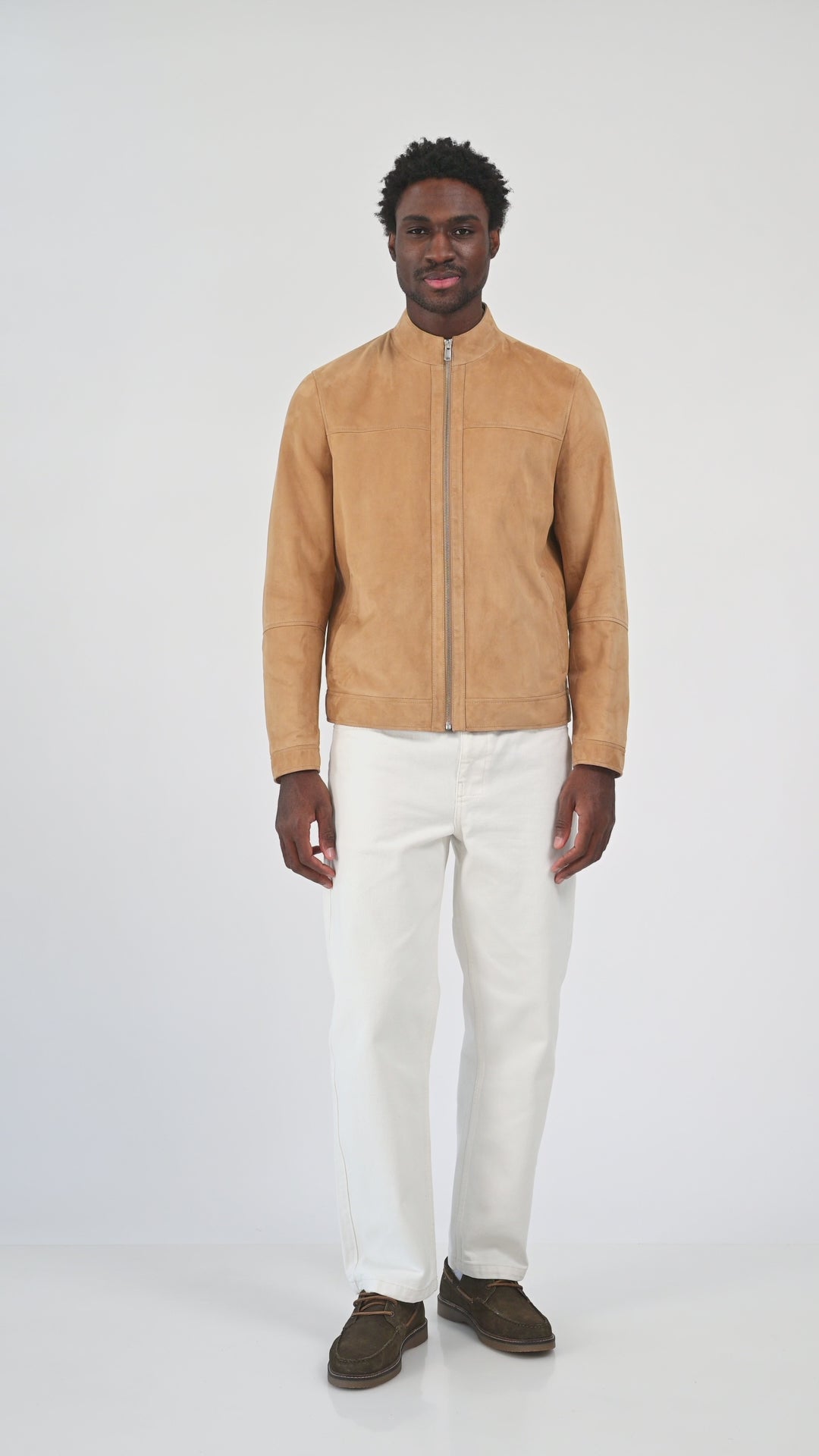 Monty Suede Bomber Jacket