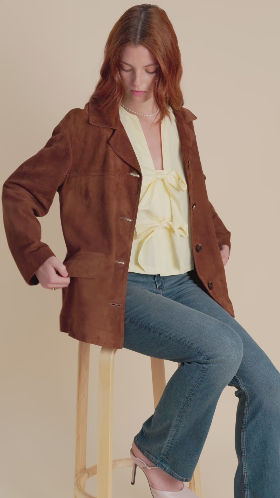 Dahlia Suede Shirt Jacket