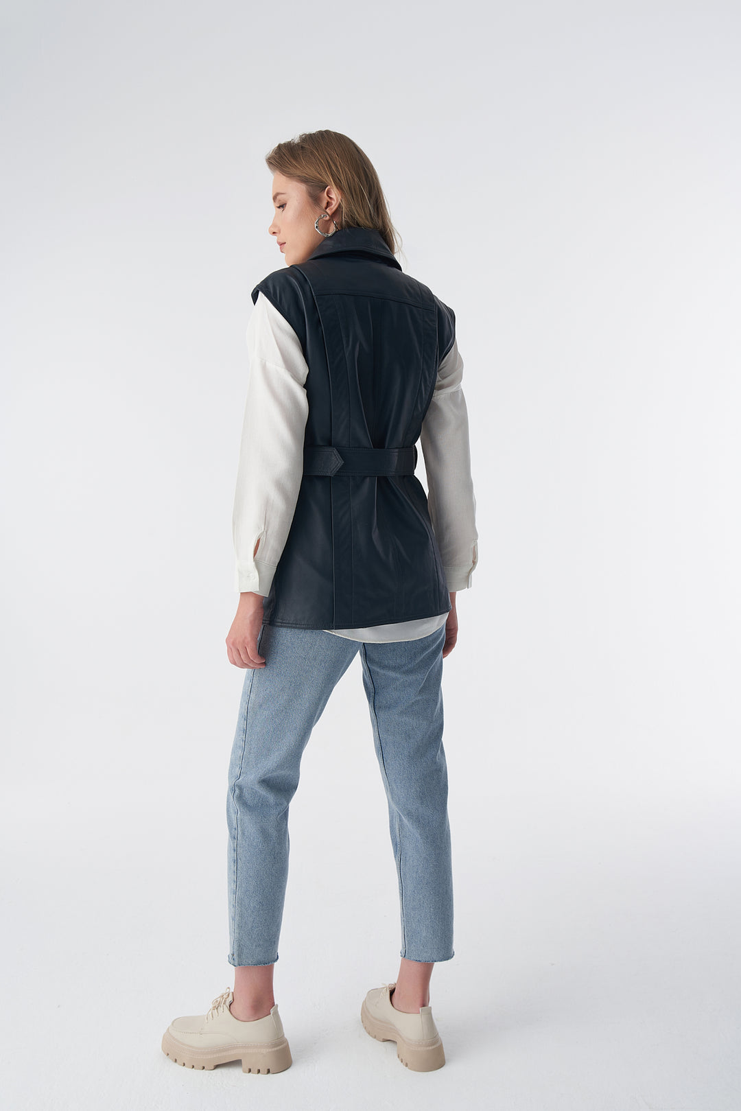Stephanie Leather Vest