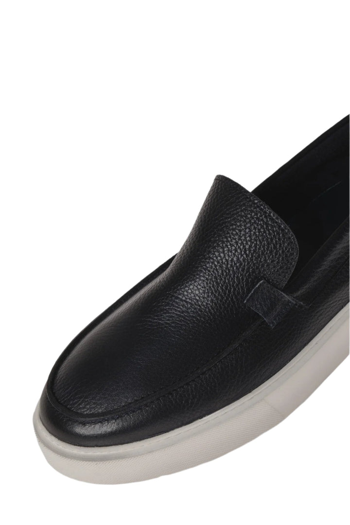 Genuine Leather Men's Relax Navy Shoes