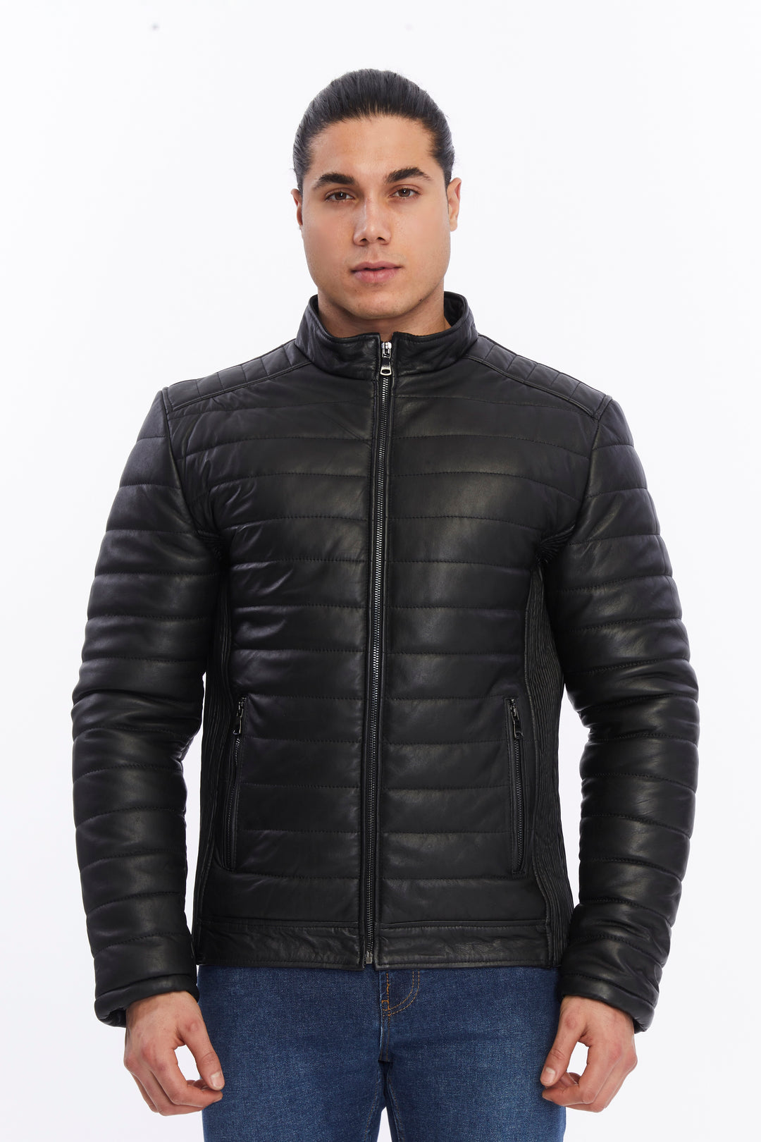 Men's Leather Jacket, Black