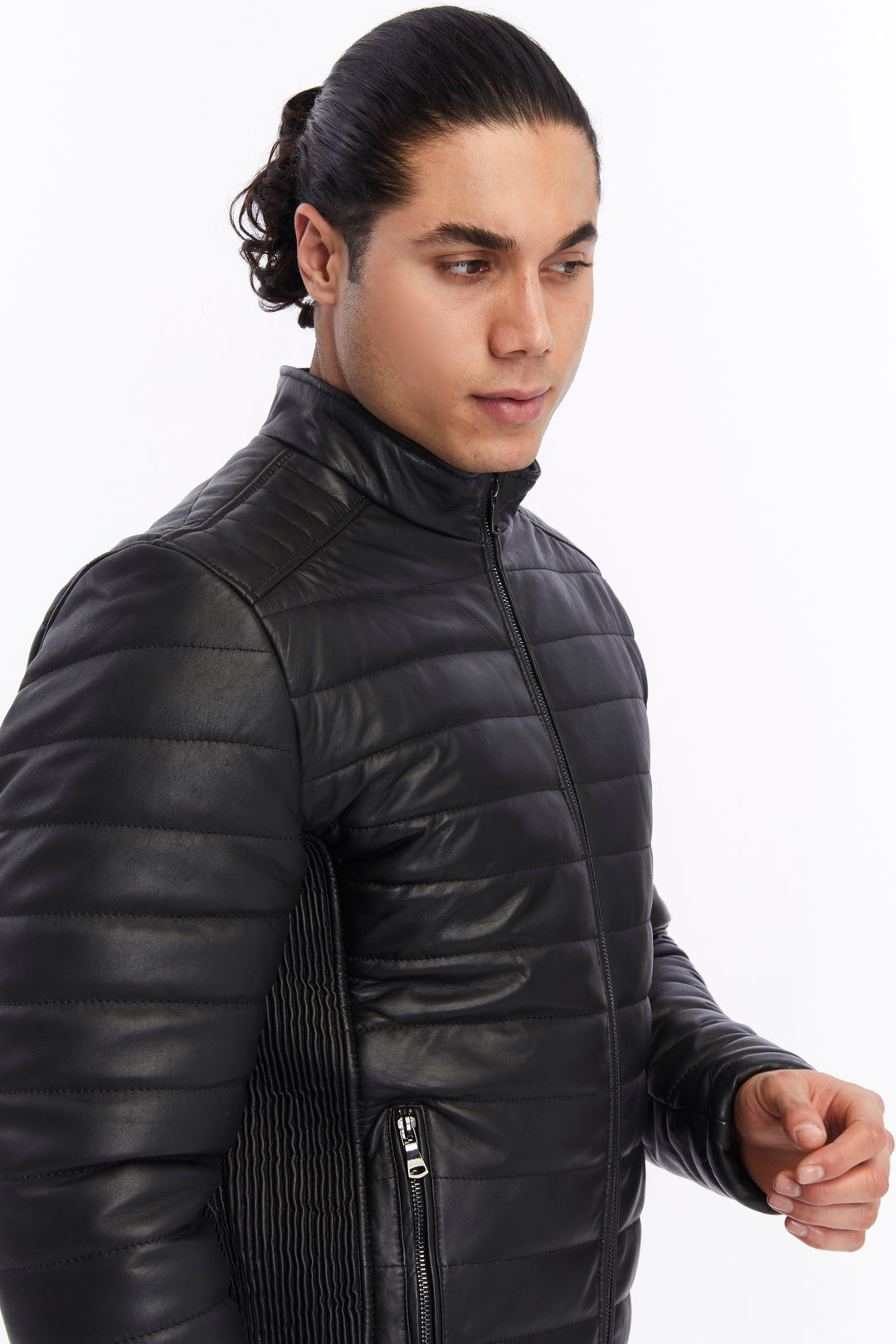 Men's Leather Jacket, Black