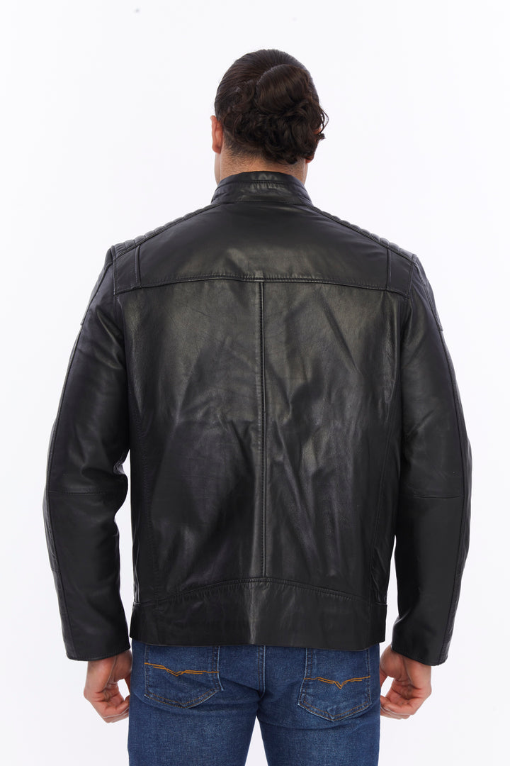 Men's Leather Jacket, Black