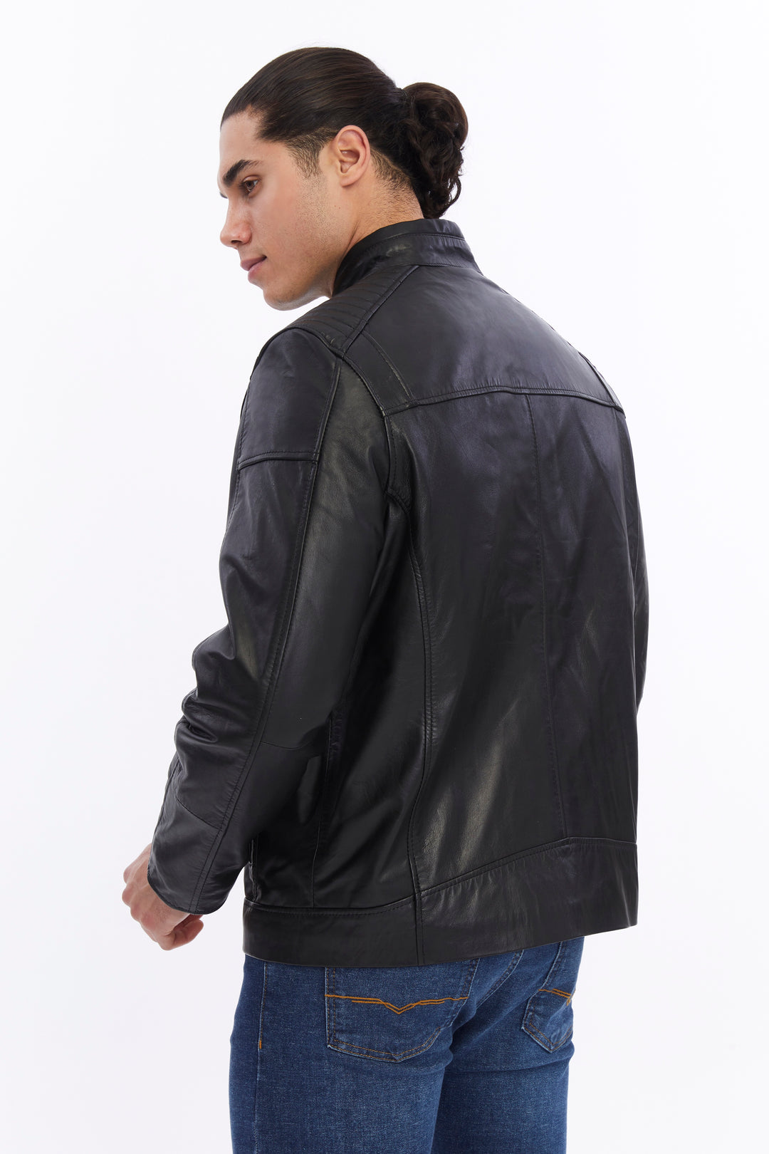 Men's Leather Jacket, Black
