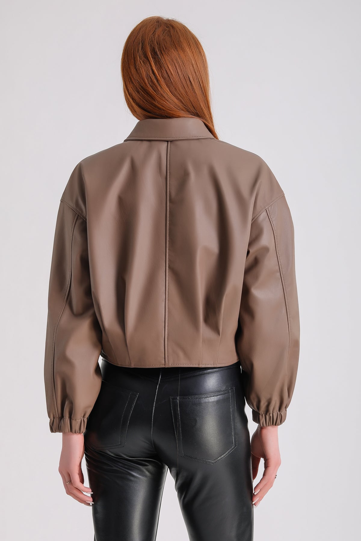 Women's Leather Jacket, Brown