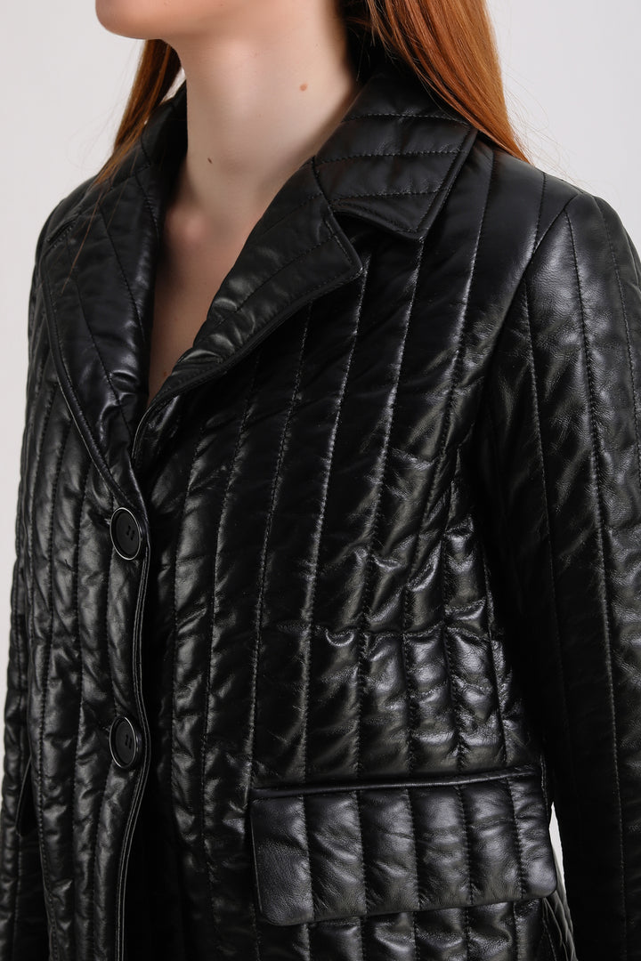 Tabitha Leather Coat