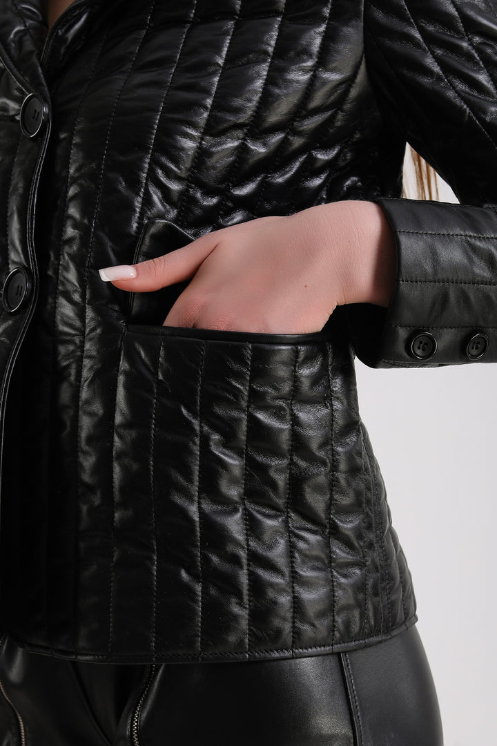 Tabitha Leather Coat