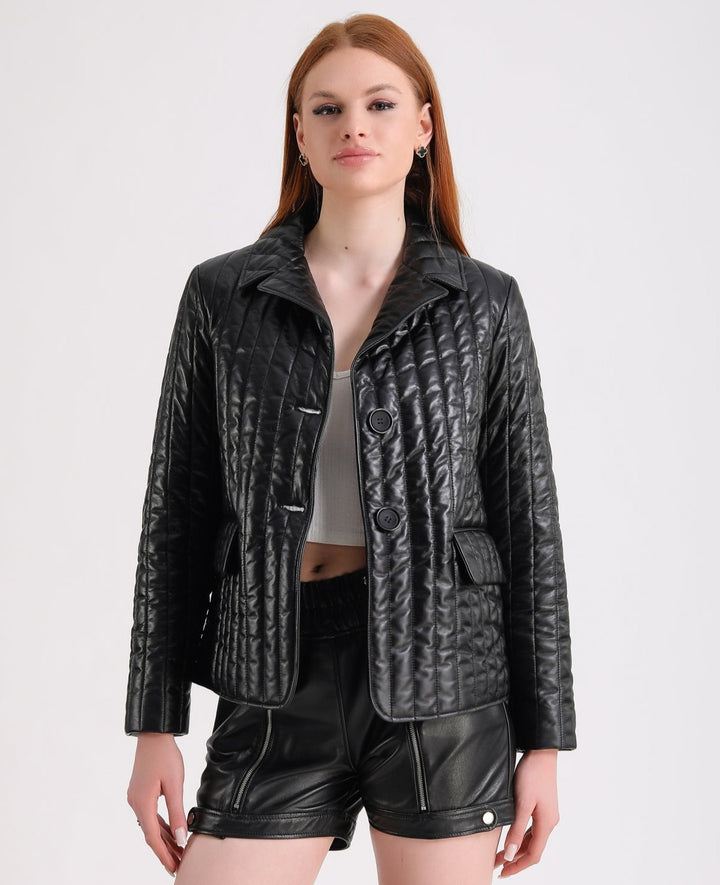 Tabitha Leather Coat