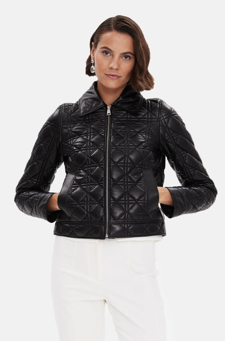 Chloe Quilted Leather Jacket