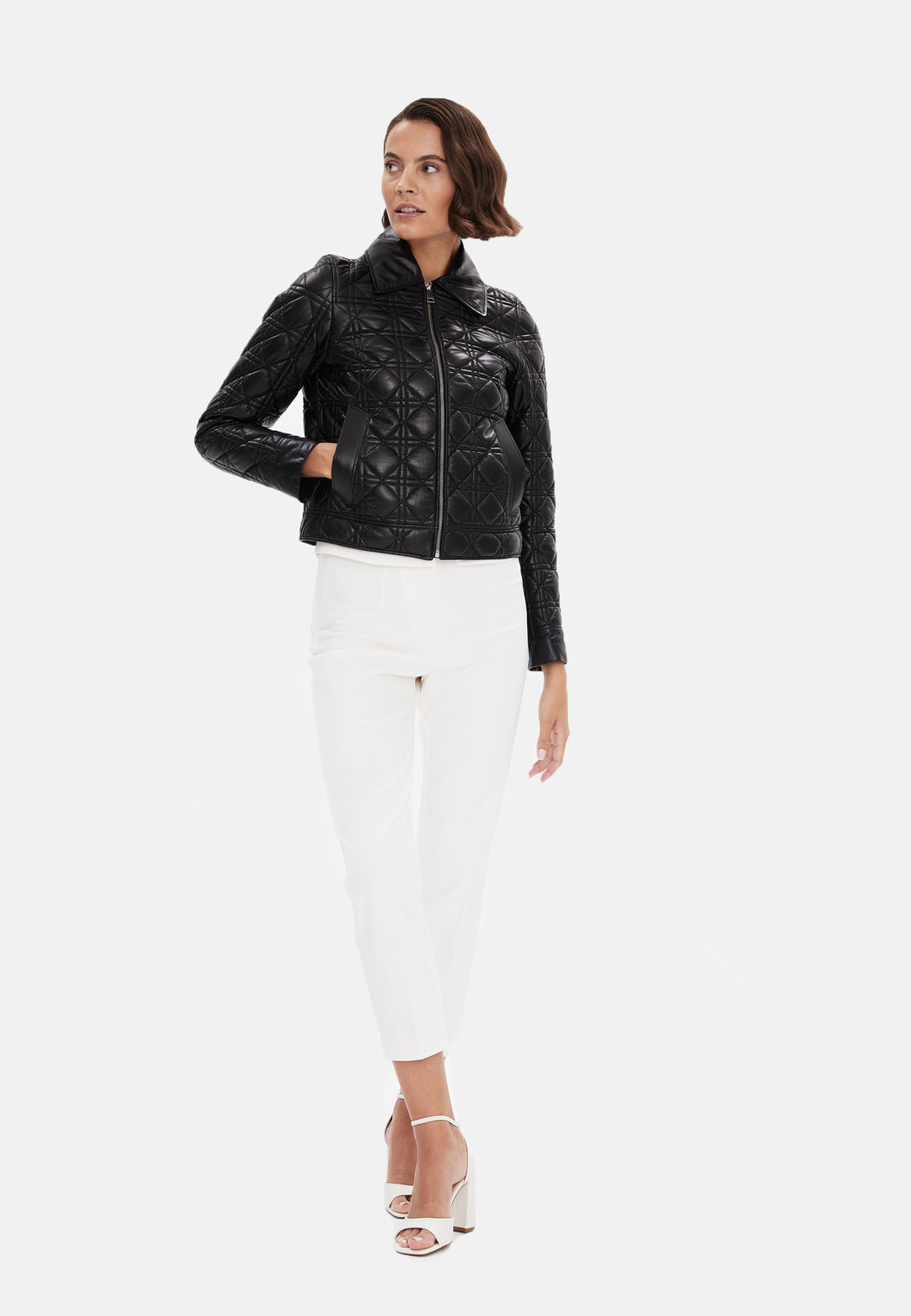 Chloe Quilted Leather Jacket