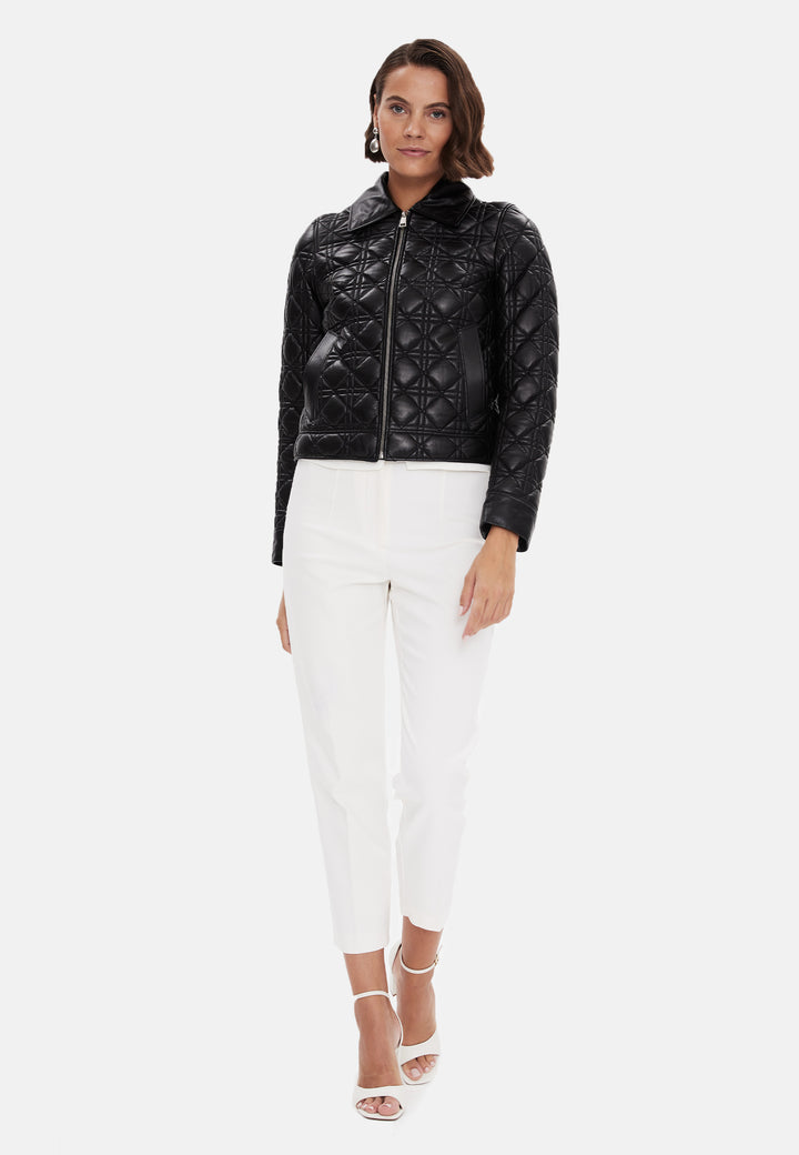 Chloe Quilted Leather Jacket