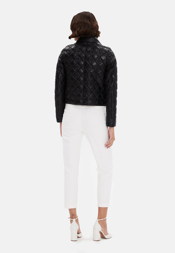 Chloe Quilted Leather Jacket