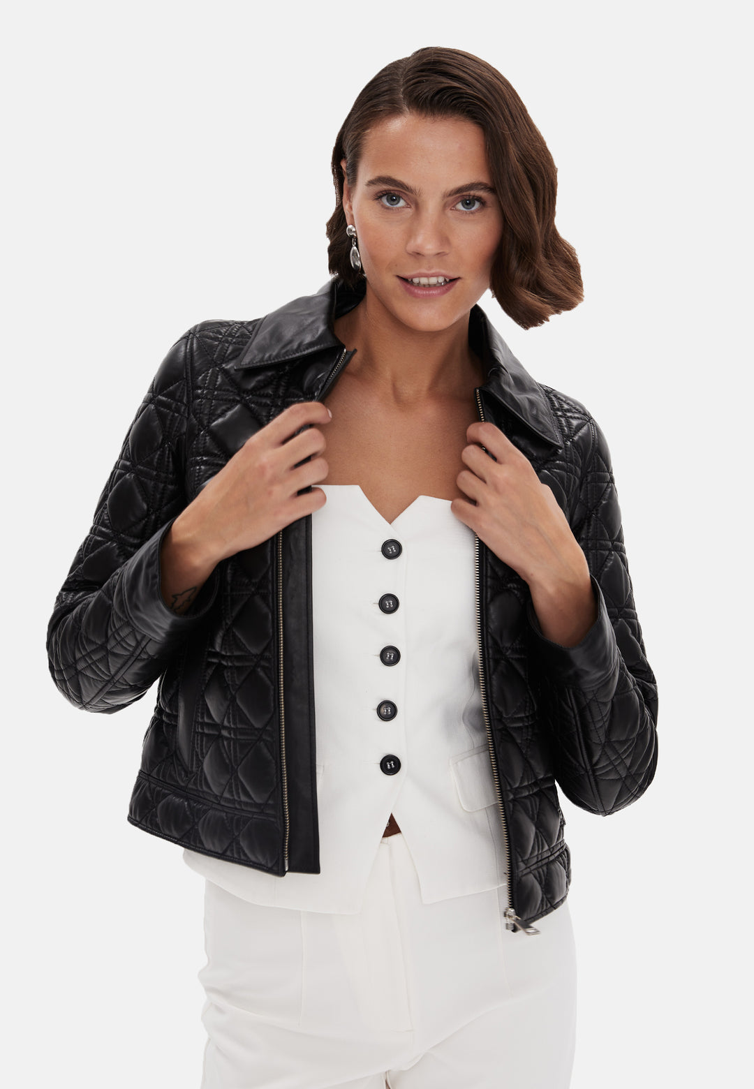 Chloe Quilted Leather Jacket