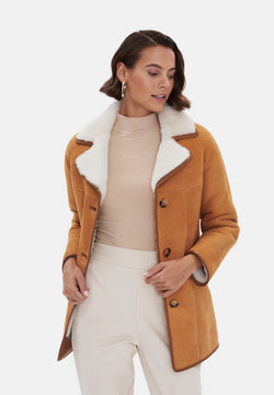 Image of Women's Wool Coat, Whiskey