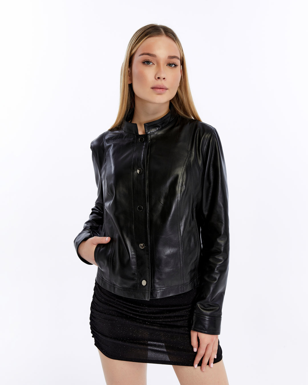 Amelia Leather Jacket
