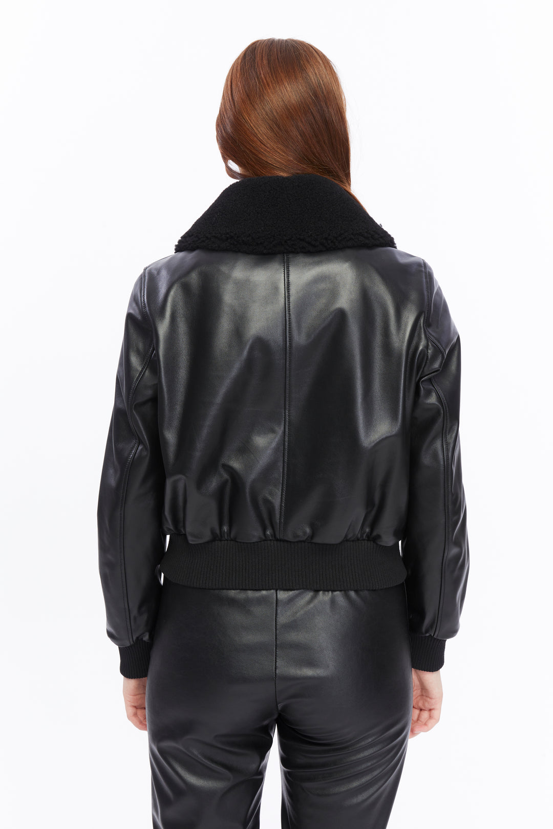 Florence Leather Bomber Jacket