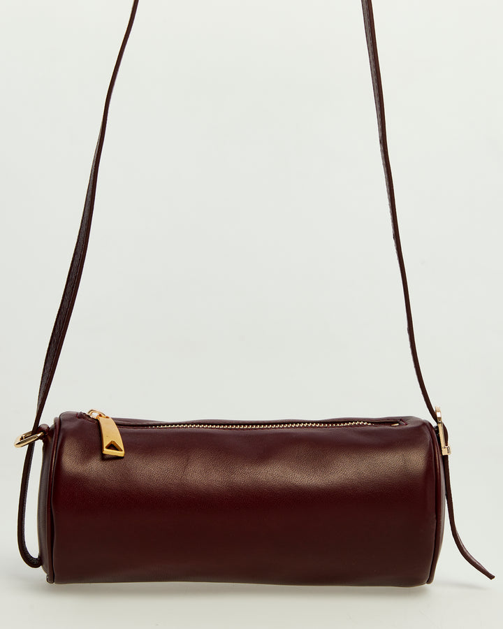 Harley Burgundy Leather Handbag