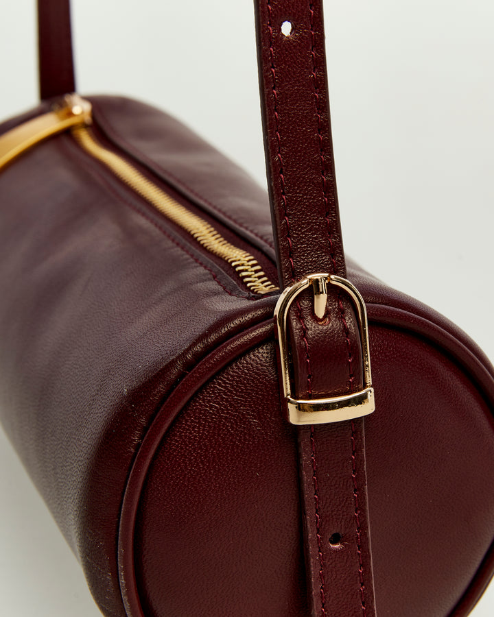 Harley Burgundy Leather Handbag