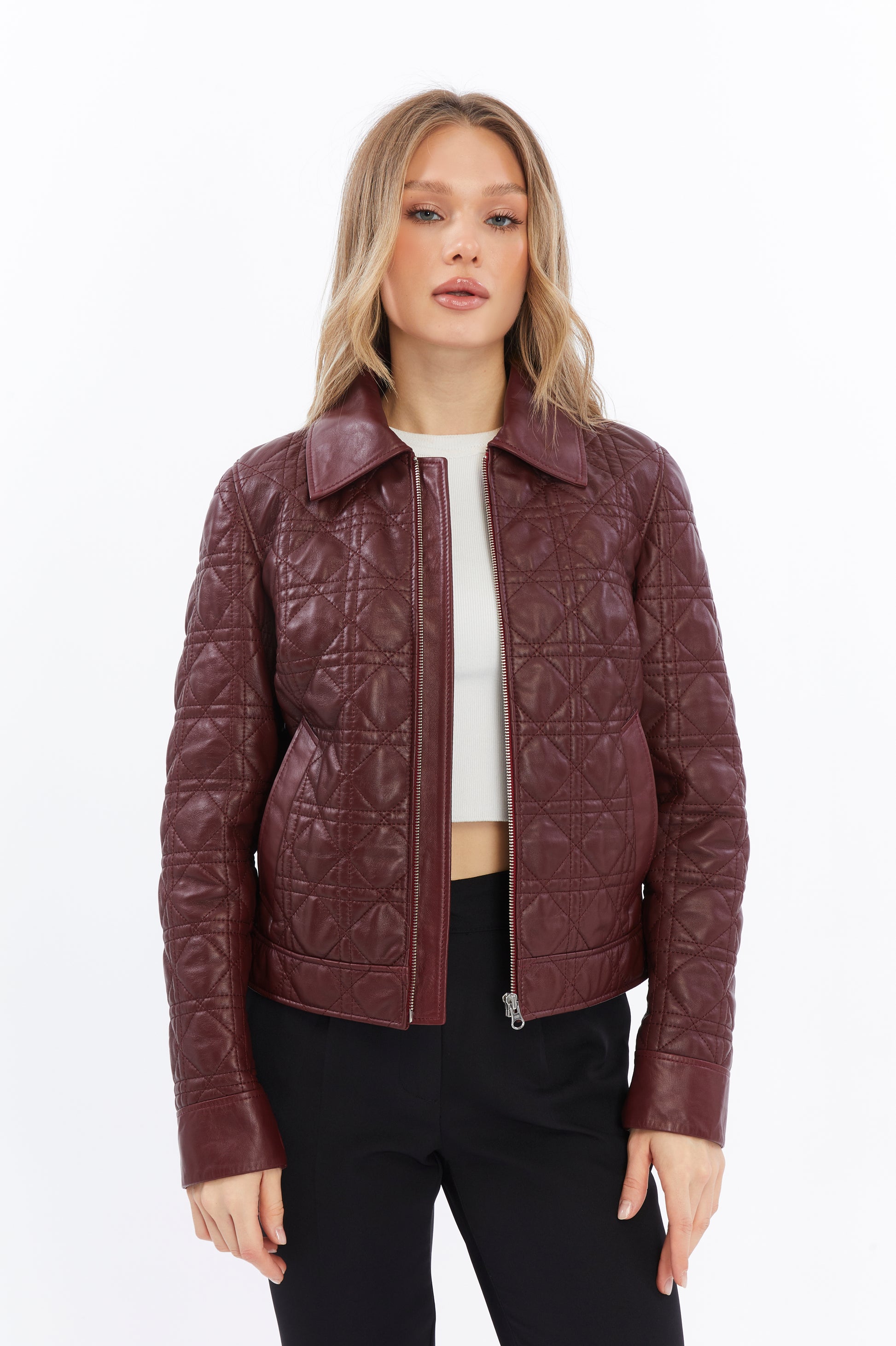 Women's Genuine Leather Jacket