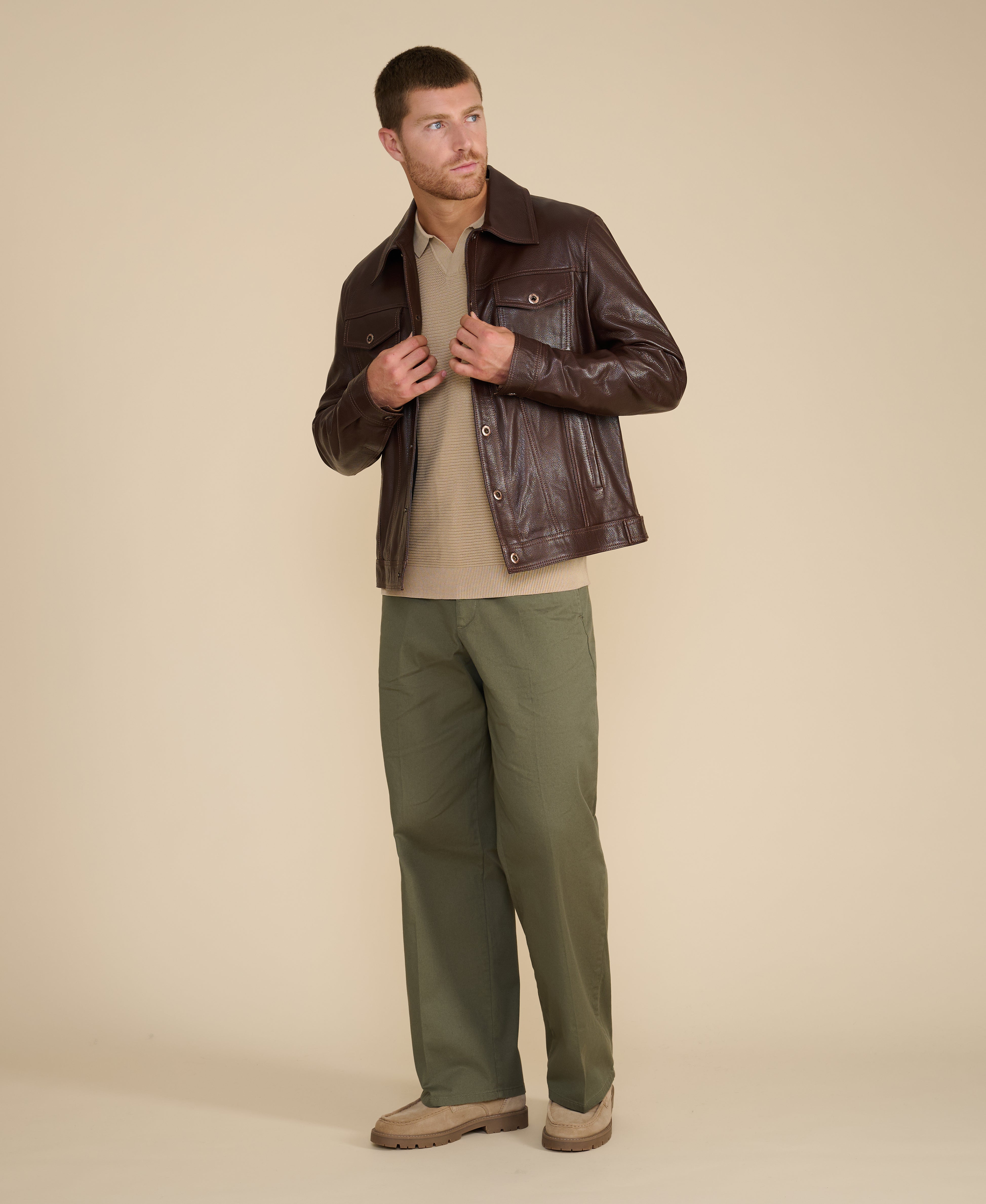 Oliver Leather Jacket – FURNIQ UK