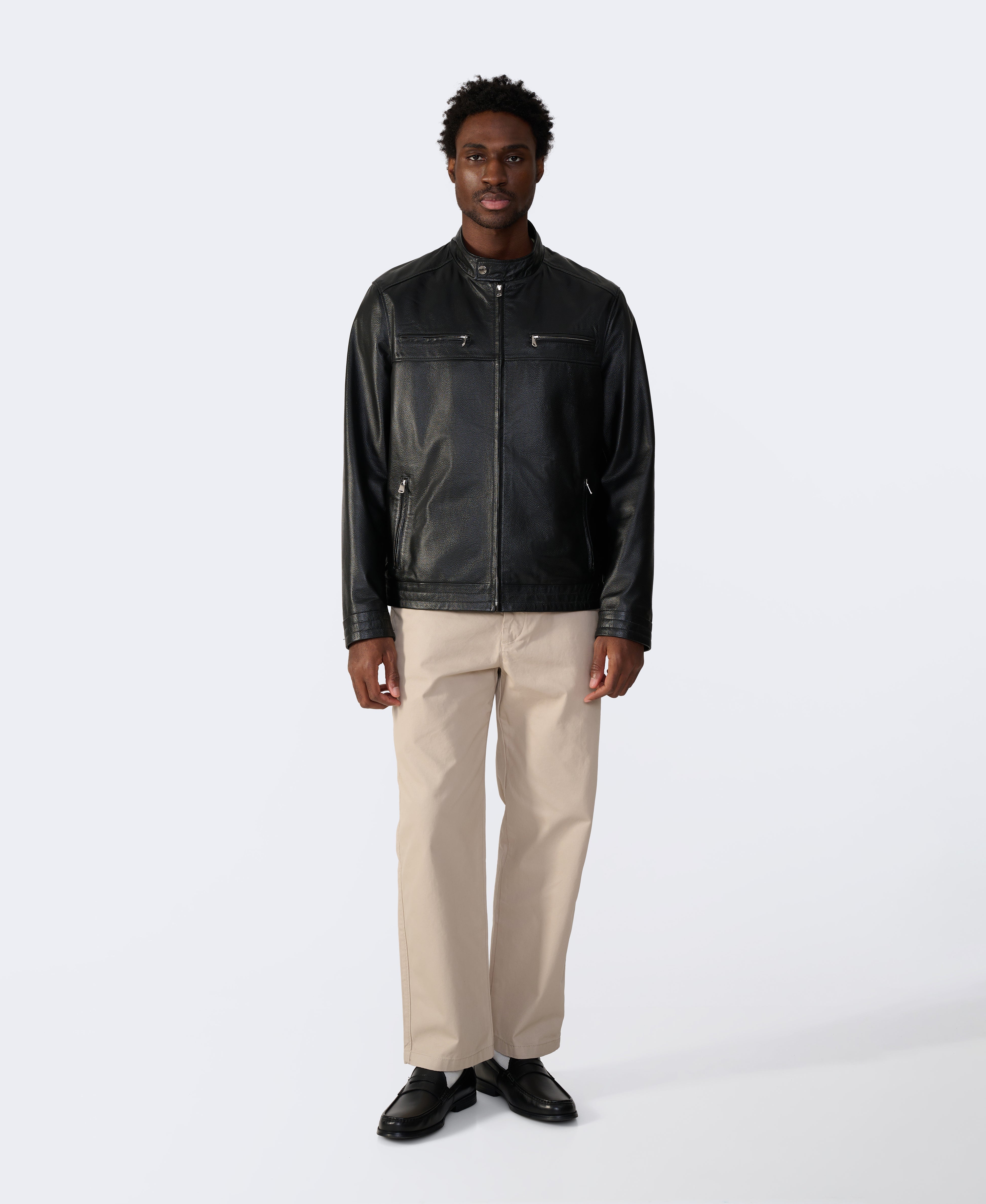 ジャケット・アウター NTRUL MODERN LEATHER JACKET DISSONANCE NTRUL MODERN LEATHER JACKET BLACK 25AW - メルカリ