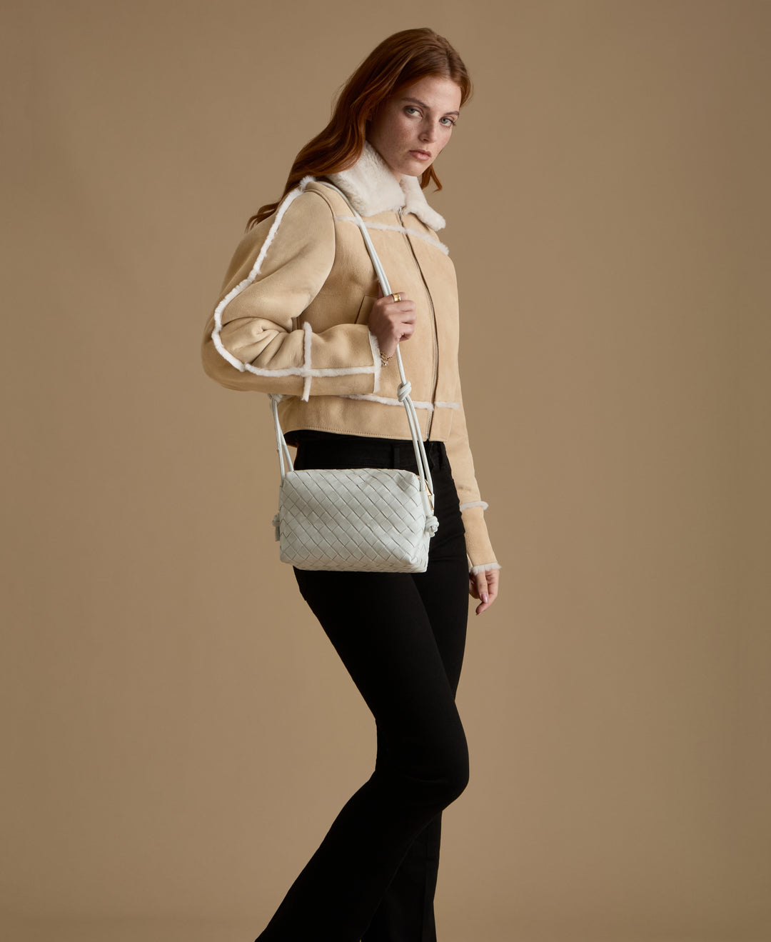 Clara Suede Shearling Jacket