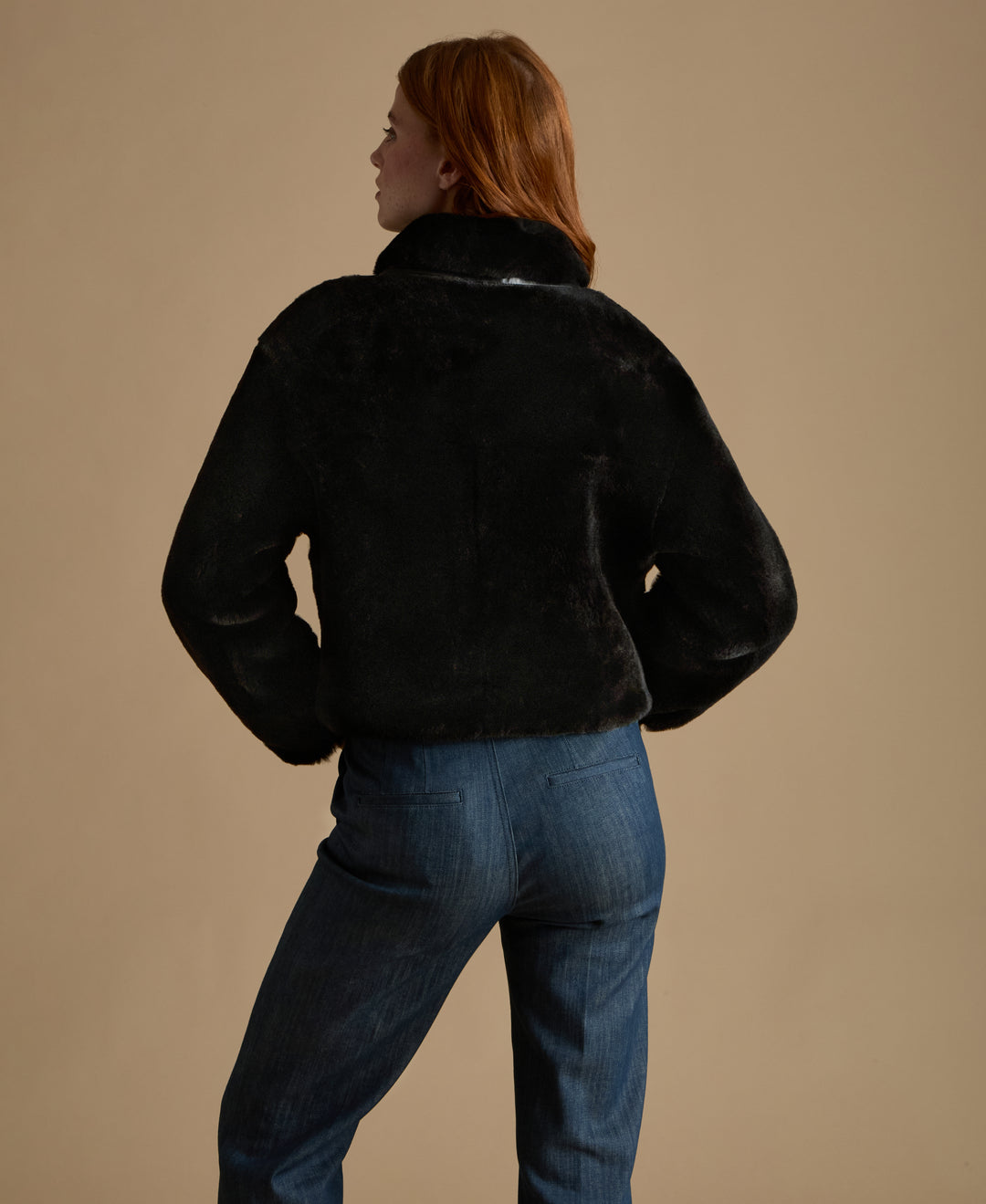 Lila Leather Shearling Jacket