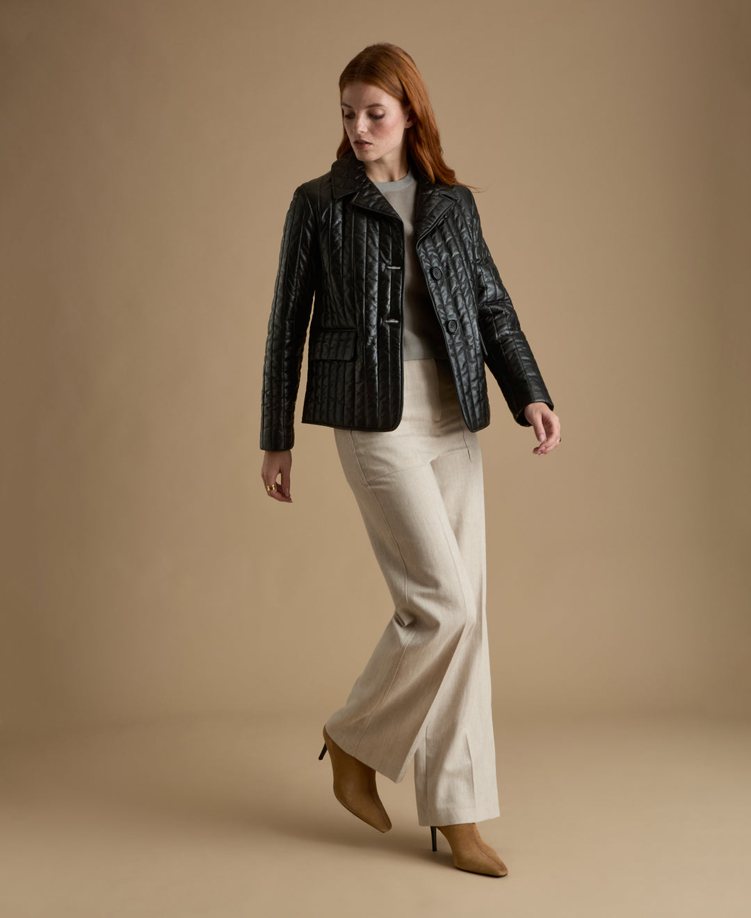 Tabitha Leather Coat