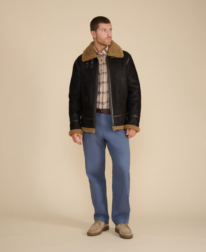 Cassian Shearling Aviator Jacket