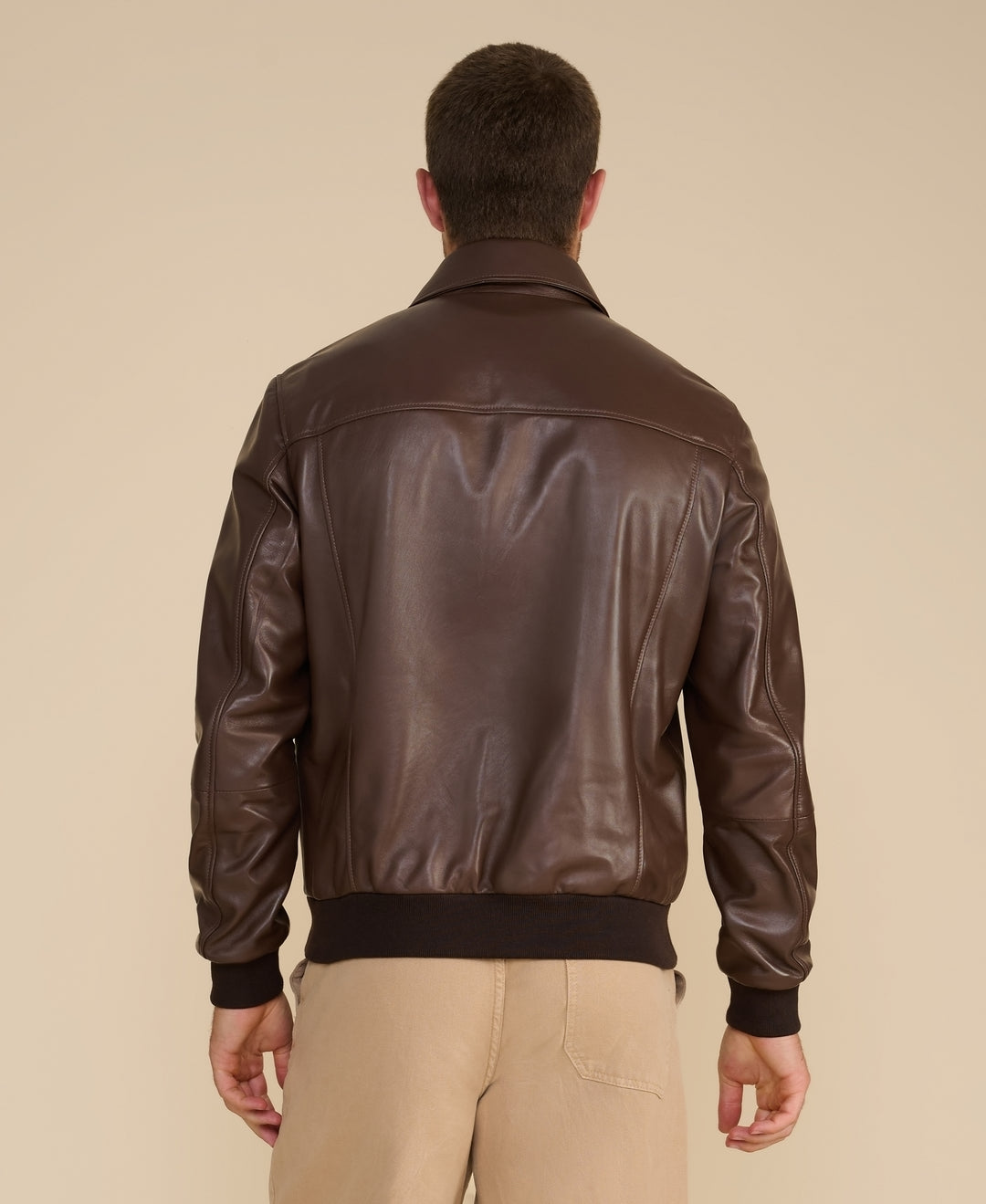 Mason Leather Bomber Jacket