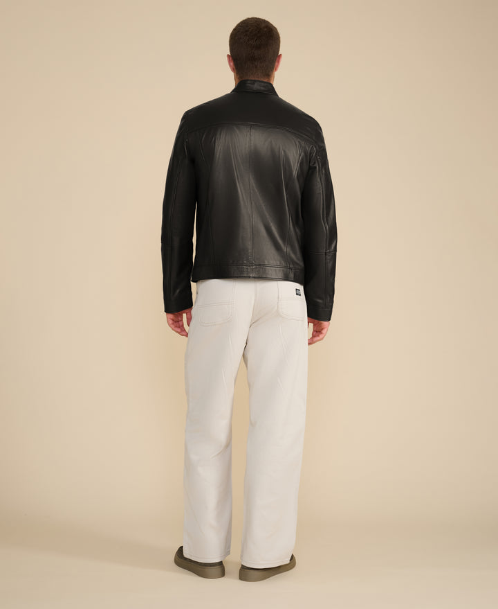 Otis Racer Leather Jacket
