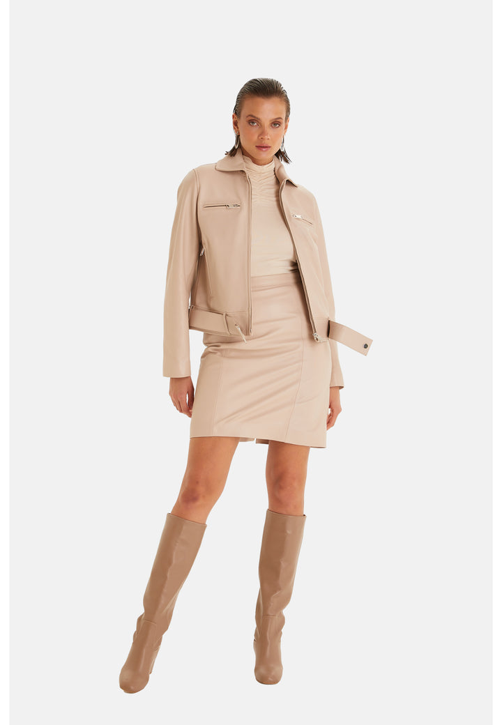 Imogen Leather Blazer