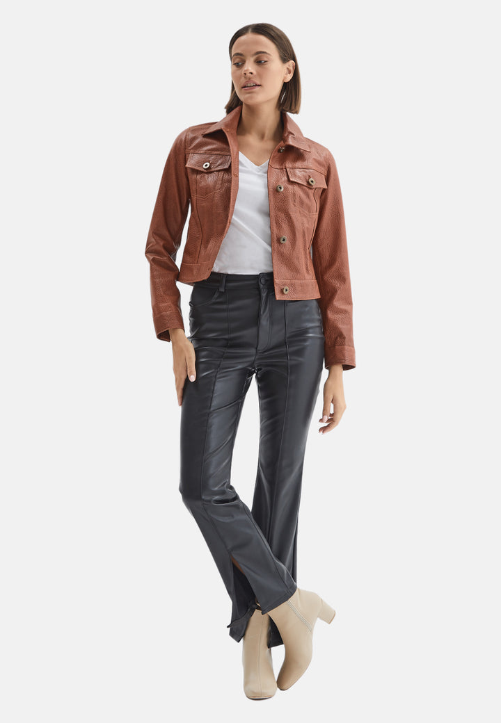 Authentic Western Leather Jacket, Whiskey