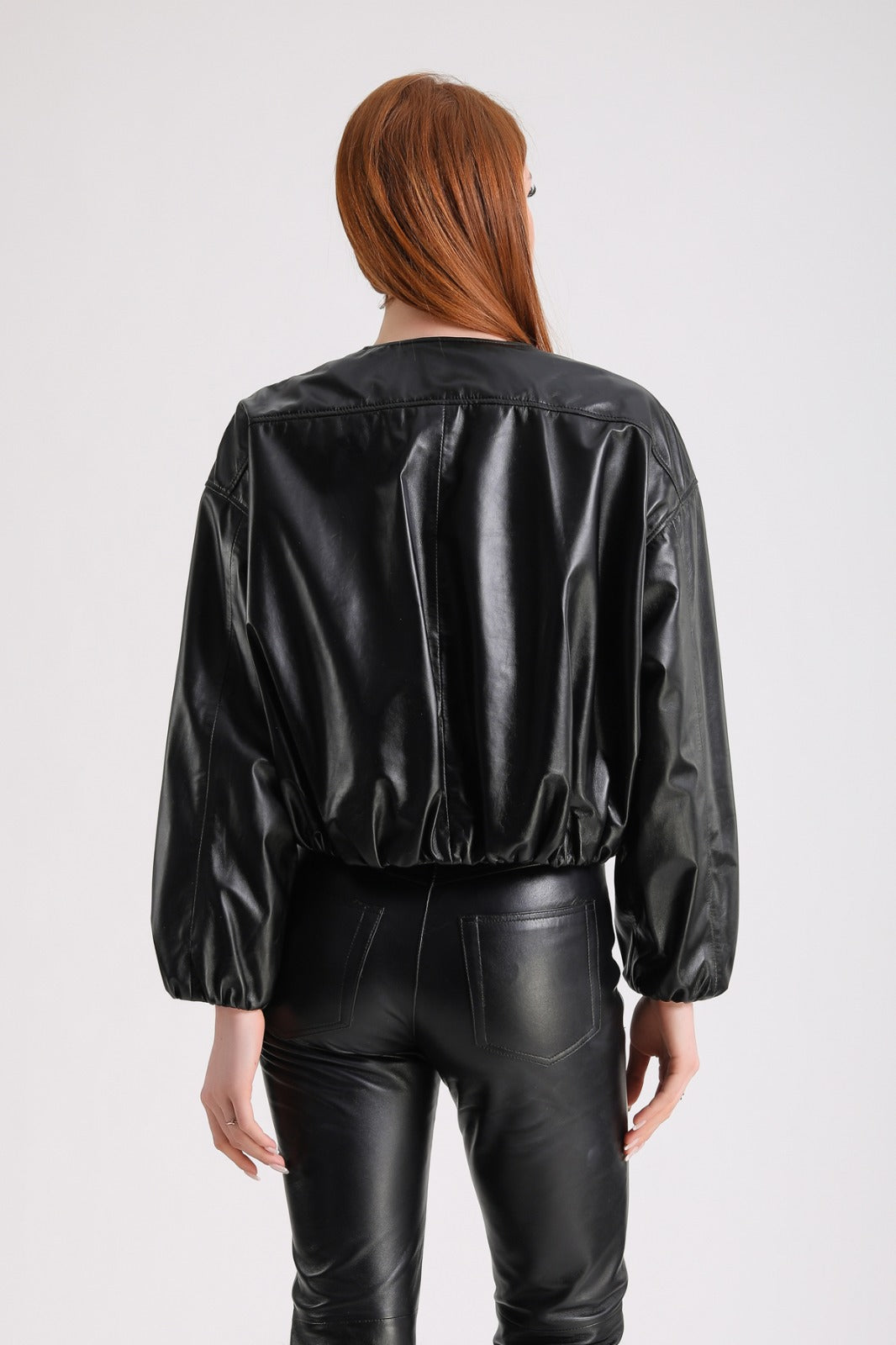 Women's Leather Jacket, Black