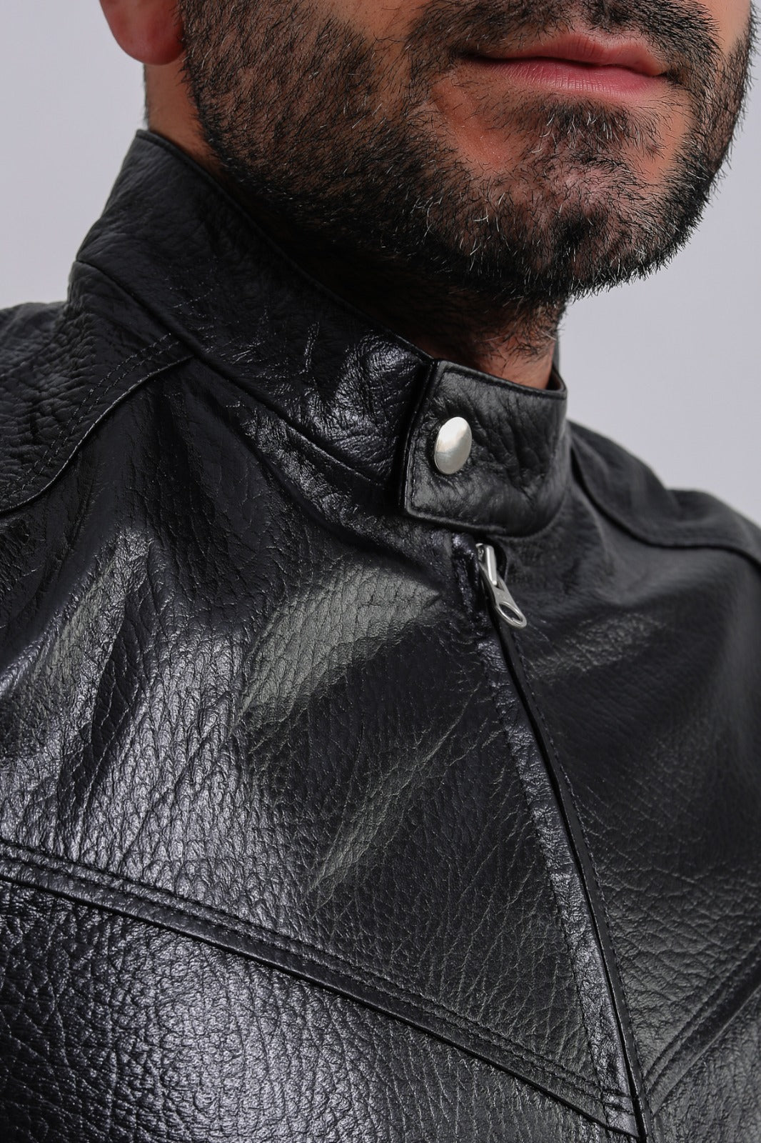 Men's Leather Jacket, Black