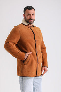 Image of Men's Wool Fashion Suede, Whiskey