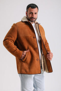 Image of Men's Wool Fashion Suede, Whiskey